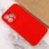 Чохол з захистом камери Silicone Case для Apple iPhone 17 Pro (6.3") – Червоний / Red. Фото 3 з 3