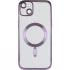 Хромовый TPU чехол с MagSafe для Apple iPhone 14 (6.1") – Purple. Фото 3 из 5