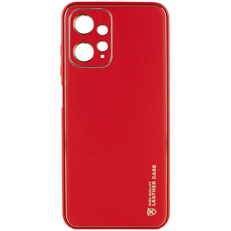 

Кожаный чехол Xshield для Xiaomi Redmi Note 12 4G (Красный / Red), Червоний / red