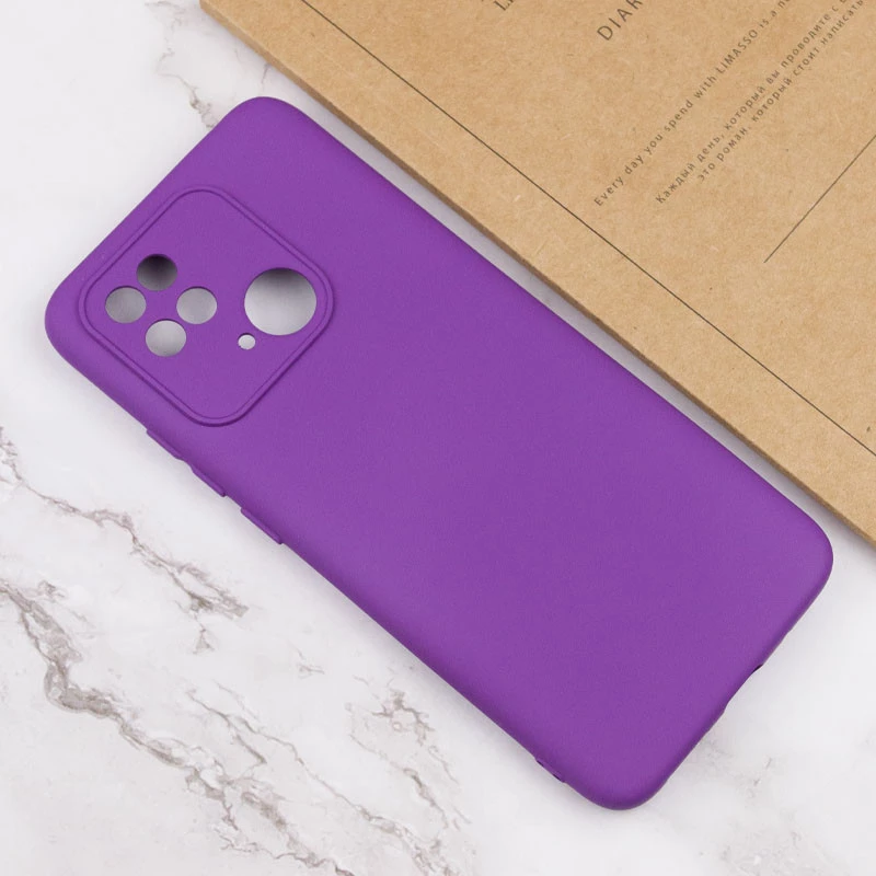 Чохол Silicone Case Lakshmi Plus з закритою камерою на Xiaomi Redmi 10C – Фіолетовий / Purple. Фото 3 з 4