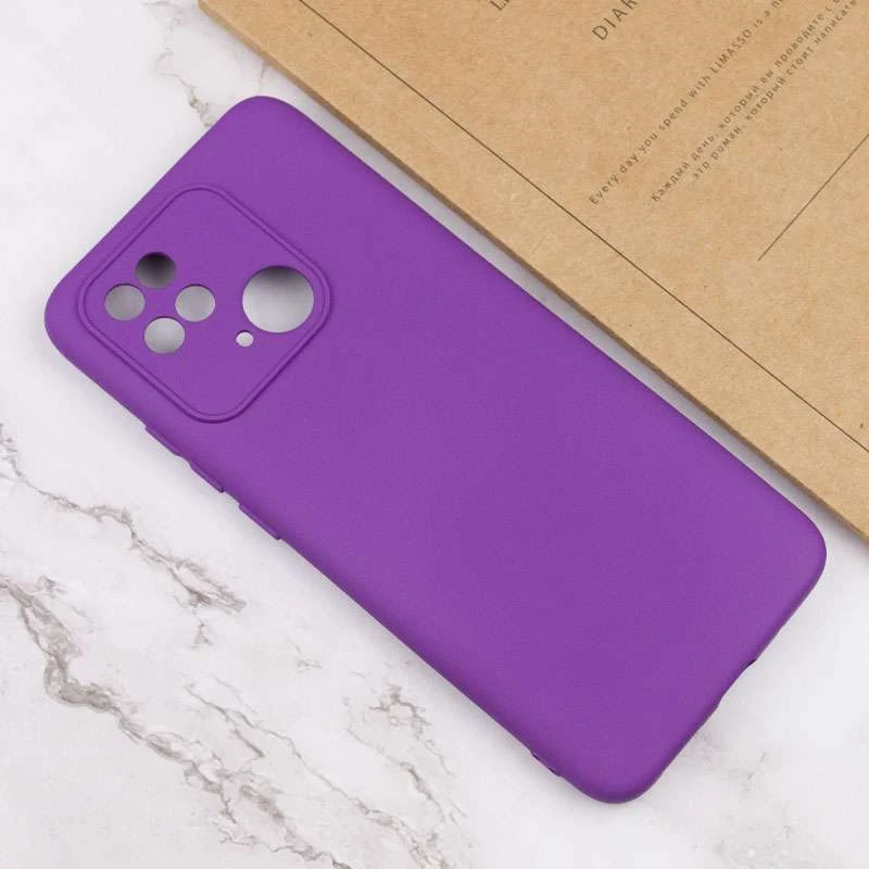 Чохол Silicone Case Lakshmi з закритою камерою на Xiaomi Redmi 10C – Фіолетовий / Purple. Фото 4 з 5