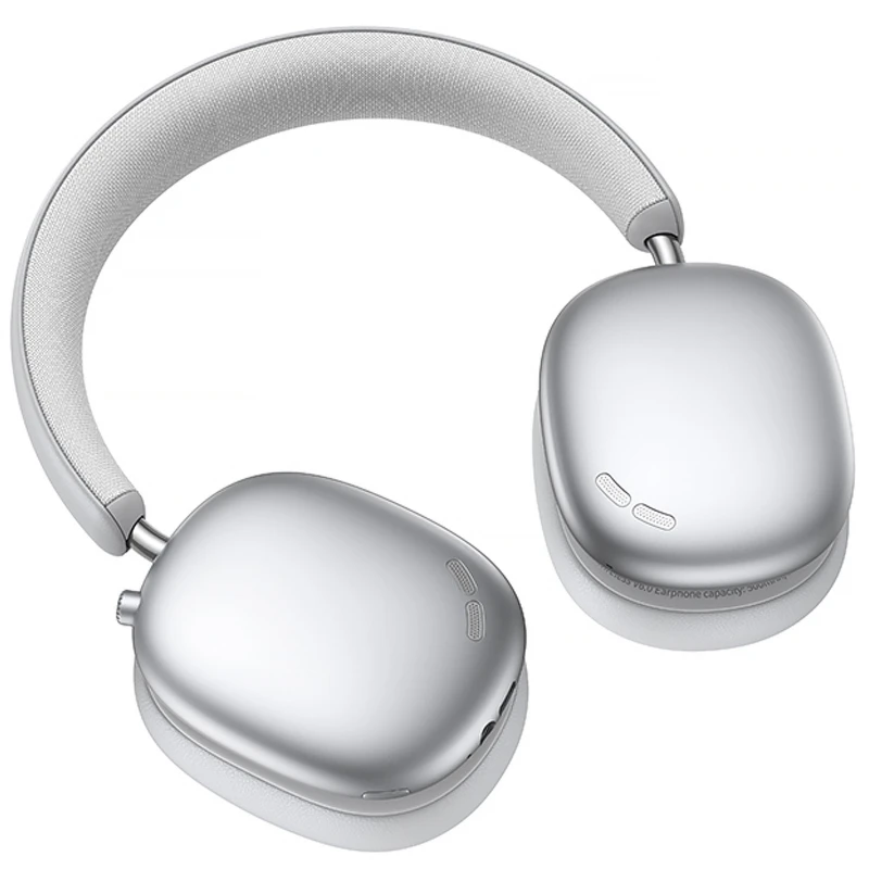 Накладні бездротові навушники Hoco W63 Triunfo ANC – silver. Фото 5 з 5