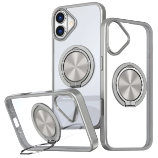 TPU+PC чохол з магнітом та кільцем для Apple iPhone 16 фото 1 з 1
