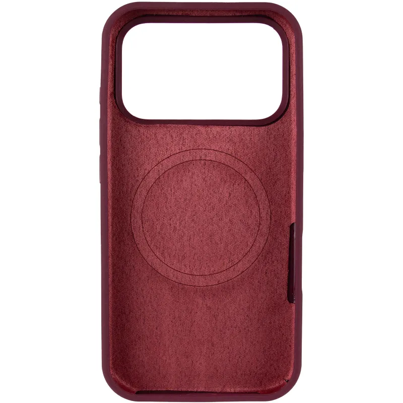 Чехол Silk Full Protective (AA) NO LOGO для Apple iPhone 17 Pro (6.3") – Бордовый / Plum. Фото 5 из 7