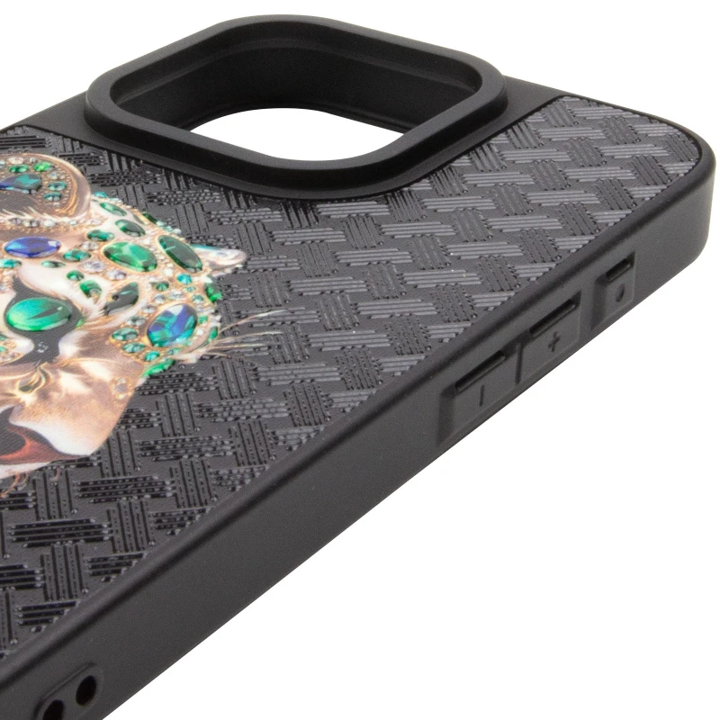 Чохол TPU+PC Crystal Hunt with MagSafe для Apple iPhone 16 Pro Max – Black. Фото 7 з 8