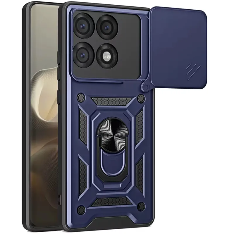 Ударопрочный чехол Ummi Camshield Serge Ring (in box) для Motorola Edge 70 Pro – Синий / Navy. Фото 1 из 1