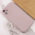 Чохол з захистом камери Silicone Case для Apple iPhone 12 (6.1") – Сірий / Lavender. Фото 3 з 3