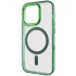 Силіконовий чохол Iris с MagSafe на Apple iPhone 13 Pro (6.1") – Зелений. Фото 4 з 8