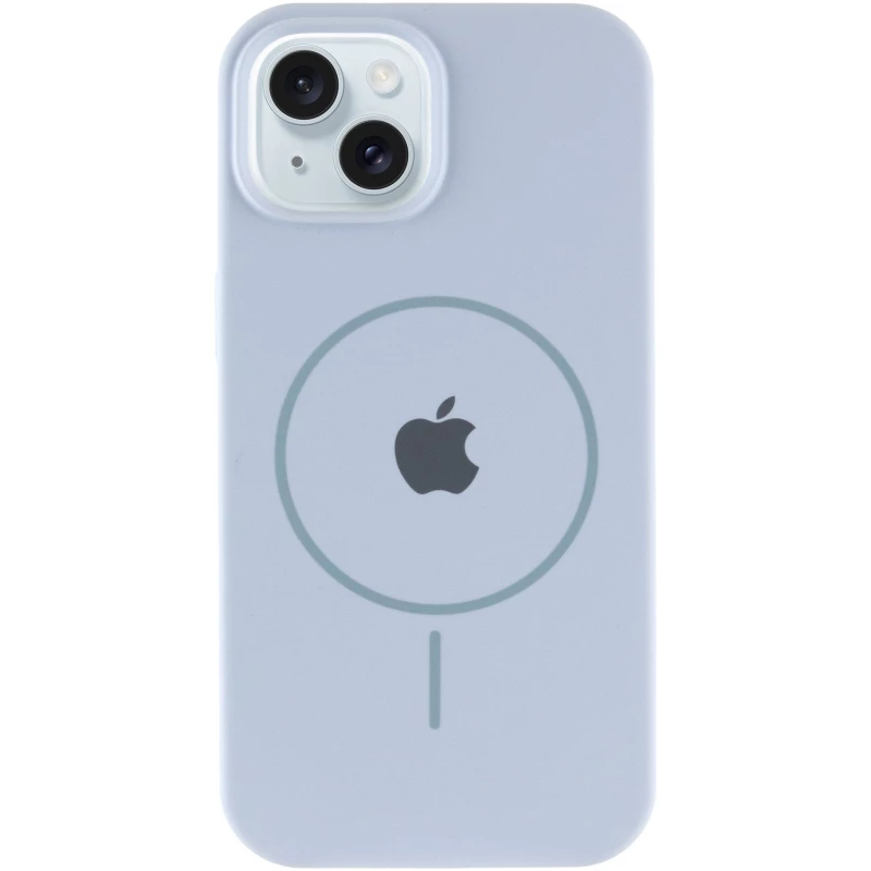 Чохол Silicone Armor Max with MagSafe для Apple iPhone 15 Plus (6.7") – Блакитний / Lilac Blue. Фото 3 з 6