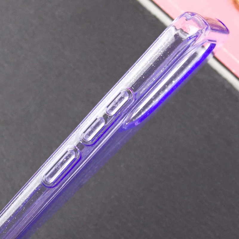 Блискучий силіконовий чохол на Xiaomi Redmi 12C / Poco C55 – Purple. Фото 8 з 9