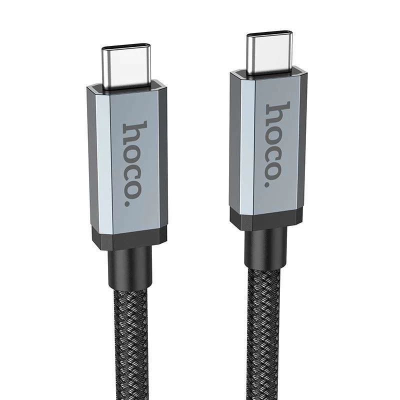 

Дата кабель Hoco US06 Type-C to Type-C 100W USB3.2 20Gbps (1m) (Black)