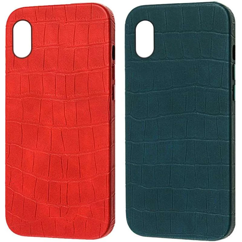 

Шкіряний чохол Croco на Apple iPhone X (5.8")