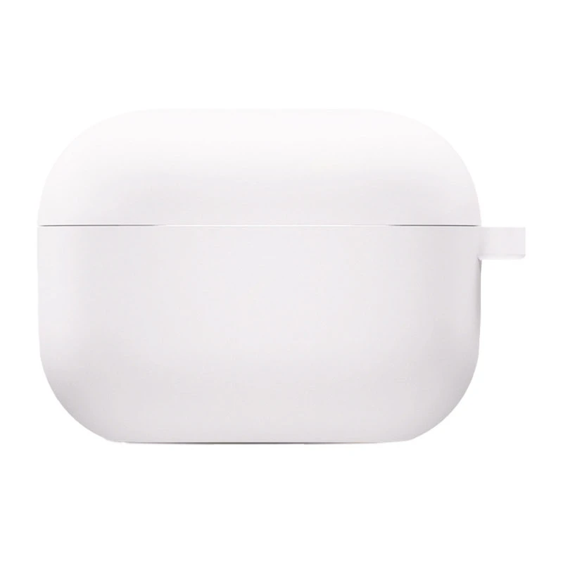 Силіконовий футляр з мікрофіброю для навушників Airpods Pro 3 – Білий / White. Фото 1 з 1