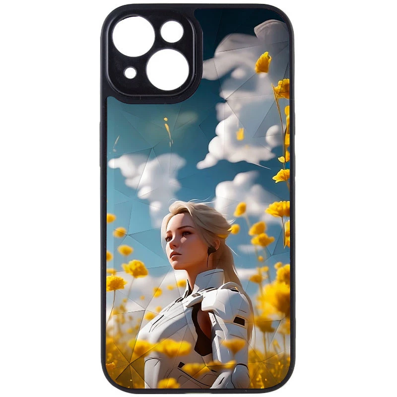 

Стеклянный чехол Prisma Ladies на Apple iPhone 14 (6.1") (Anime)