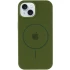Чохол Silicone Armor Max with MagSafe для Apple iPhone 15 (6.1") – Зелений / Dark Olive. Фото 4 з 7