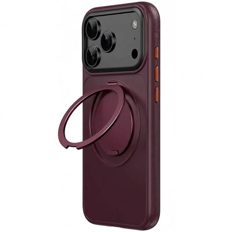 Чехол Ummi Stylish with MagSafe Ring для Apple iPhone 18 Pro – Deep Cherry. Фото 1 из 1