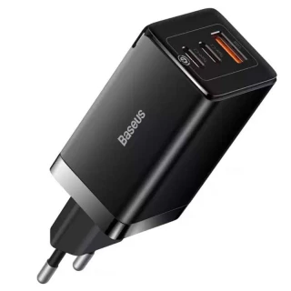 МЗП Baseus GaN5 Pro 65W 2Type-C+USB 100W EU (CCGP12020) фото 1 з 5
