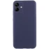 Кольоровий силіконовий чохол GETMAN із закритою камерою для Samsung Galaxy A06 – Синій / Midnight Blue. Фото 2 з 9