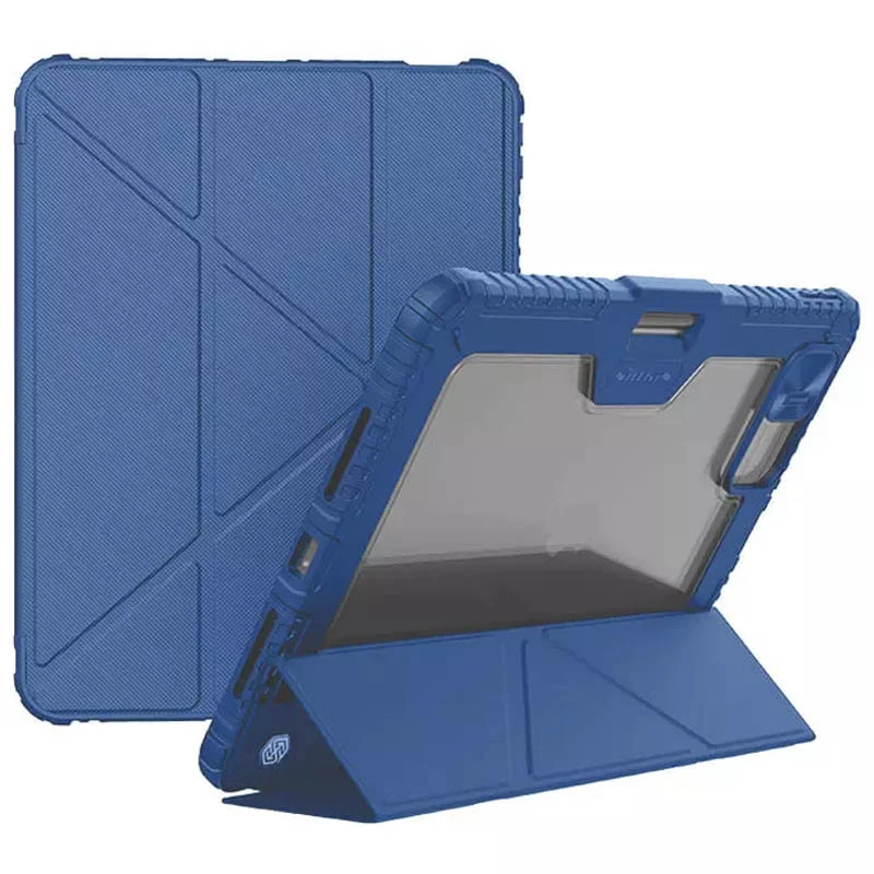 Чохол-книжка Nillkin Bumper Pro Multi-angle для Apple iPad Pro 13" (2024-25) – Sapphire blue. Фото 2 з 5