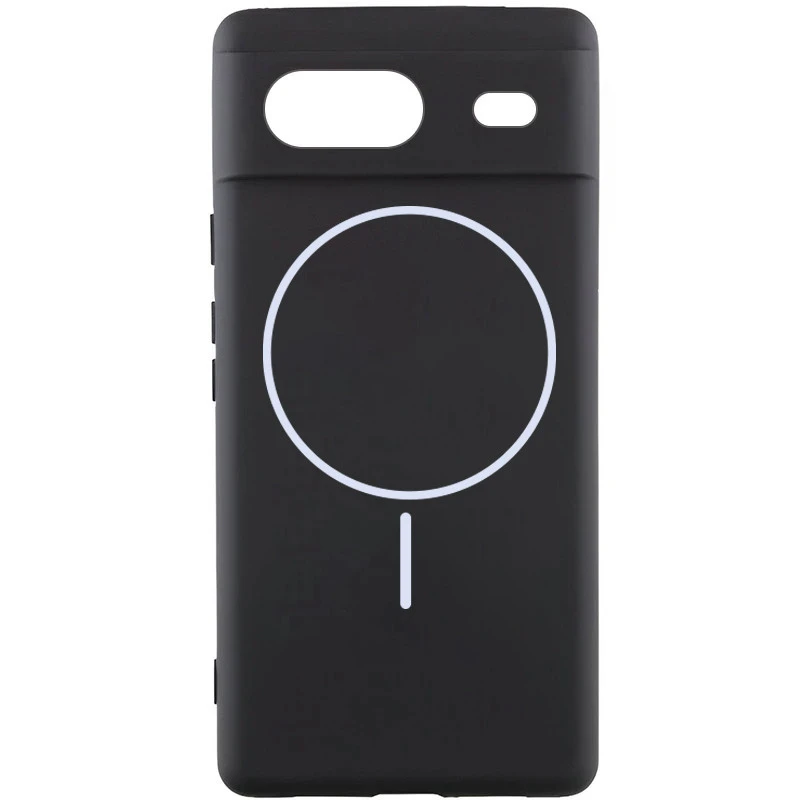 Силиконовый чехол Lakshmi MagFit с защитой камеры для Google Pixel 9a – Черный / Black. Фото 1 Силиконовый чехол Lakshmi MagFit с защитой камеры для Google Pixel 9a – Черный / Black. Фото 1 из 4