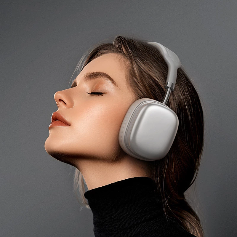 Накладні бездротові навушники Hoco W52 Wonderful – silver. Фото 4 з 4