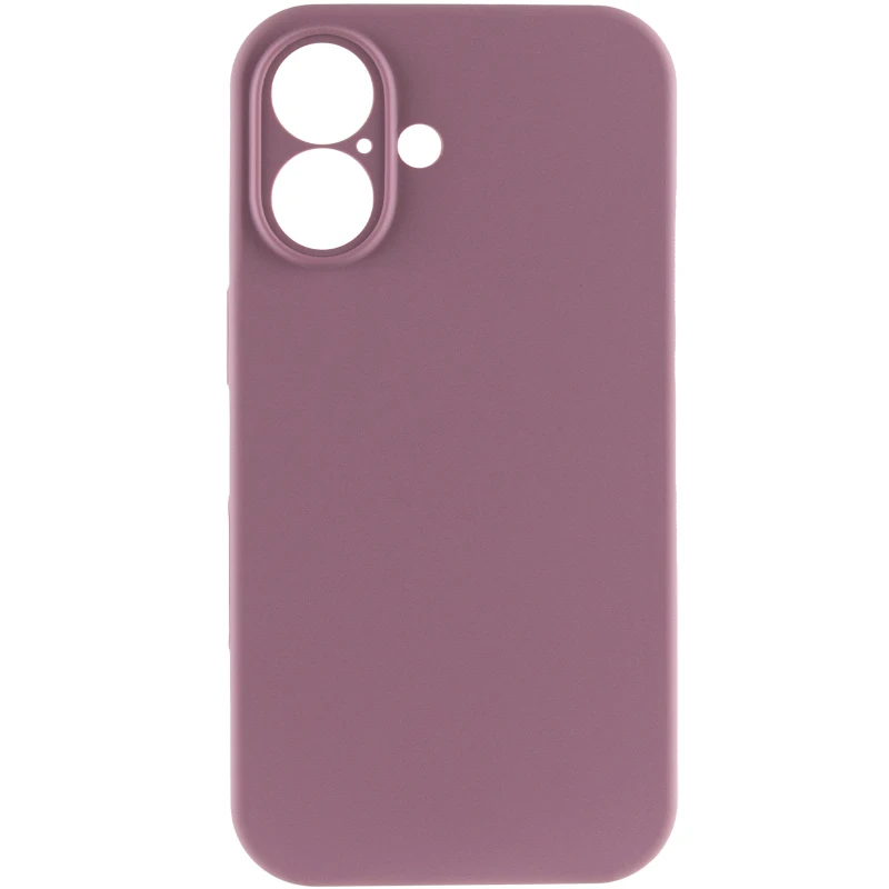 Чехол Silk Full Camera Protective (AA) NO LOGO для Apple iPhone 16 – Лиловый / Lilac Pride. Фото 3 из 7
