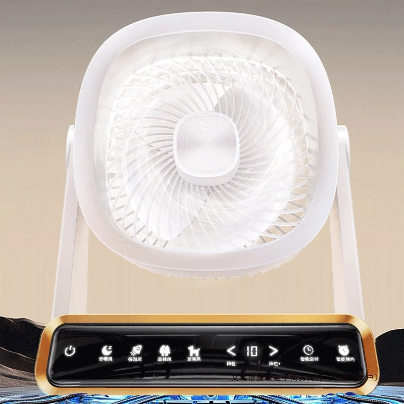 Настільний вентилятор F16 Smart 4000mAh – White. Фото 3 з 8