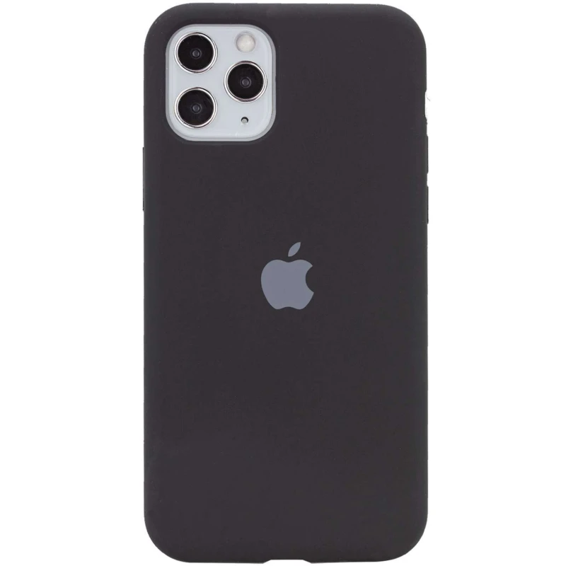 

Чехол Silicone Case с закрытым низом для Apple iPhone 11 Pro (5.8") (Черный / Black), Чорний / black