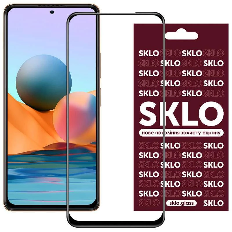 

Захисне 3D скло SKLO на Xiaomi Redmi Note 10 Pro
