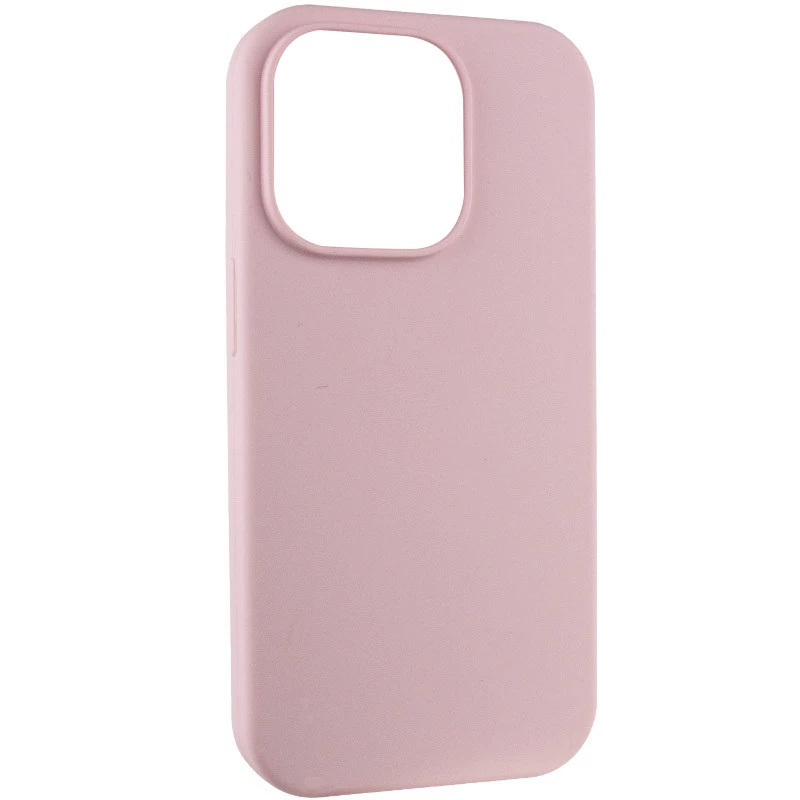 Чохол з закритим низом Silicone Case на Apple iPhone 14 Pro Max (6.7") – Рожевий / Chalk Pink. Фото 3 з 8