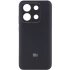 Чохол Silicone Case з закритим низом та захистом камери на Xiaomi Redmi Note 13 5G – Чорний / Black. Фото 1 з 3