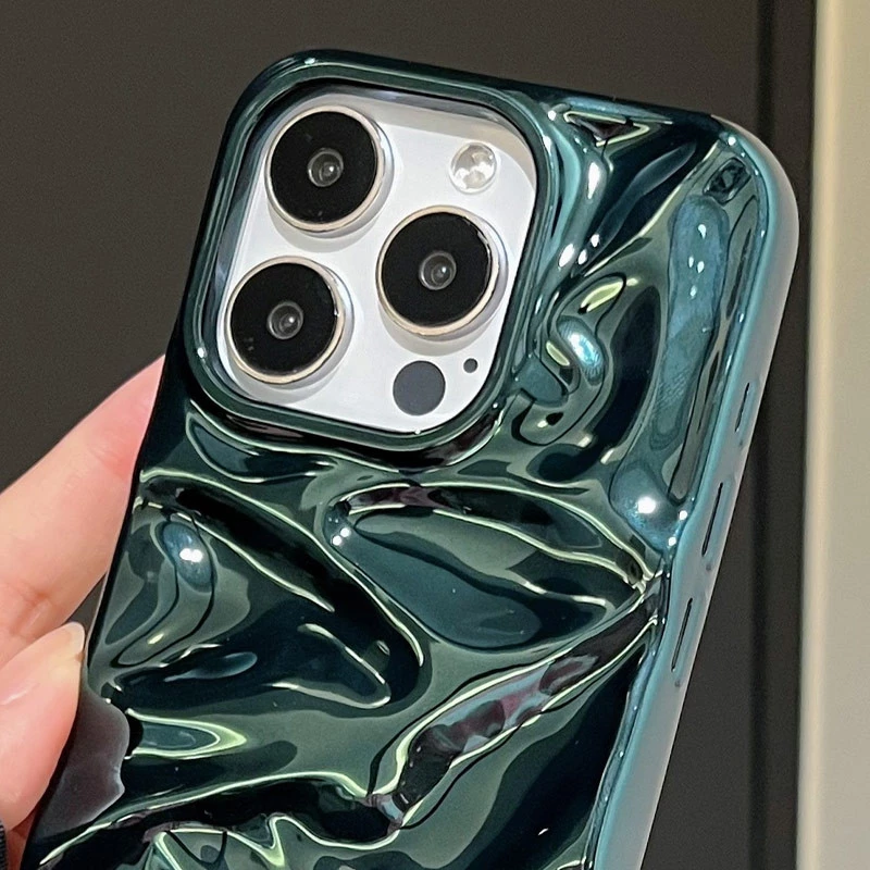 Гламурний силіконовий чохол на Apple iPhone 15 (6.1") – Green. Фото 4 з 7