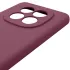 Чохол Silicone Case Lakshmi Premium із закритою камерою для Xiaomi Redmi Note 15 Pro 5G – Бордовий / Plum. Фото 5 з 6