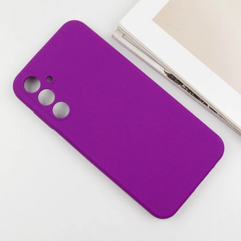 Чохол Silicone Case Lakshmi Premium з закритою камерою на Samsung Galaxy A36 5G – Сливовий / Purple. Фото 4 з 5