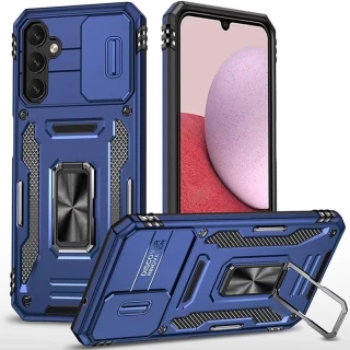 Ударостійкий чохол Square Ring зi шторкою на камеру на Samsung Galaxy S24 фото 1 з 11