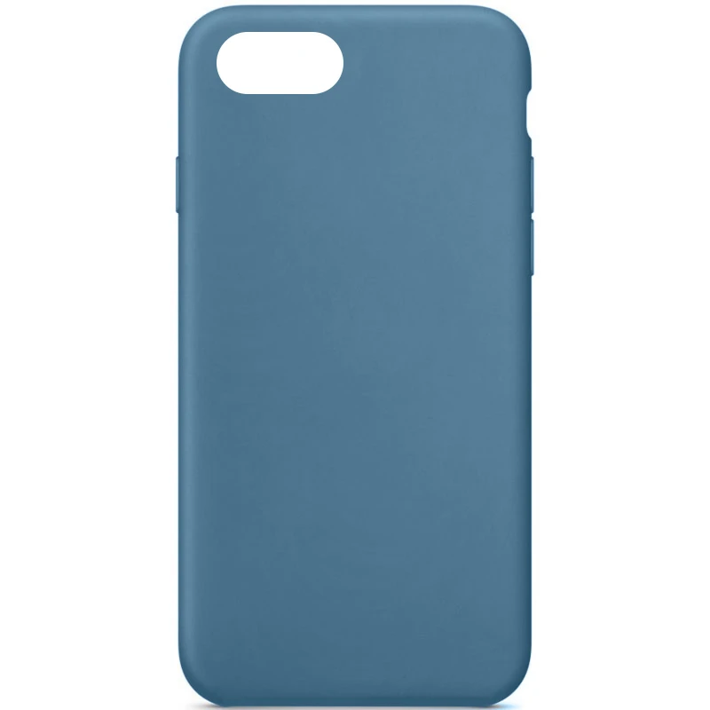 Чохол з закритим низом Silicone Case на Apple iPhone 16e (6.1") – Синій / Blue Jay. Фото 1 з 1