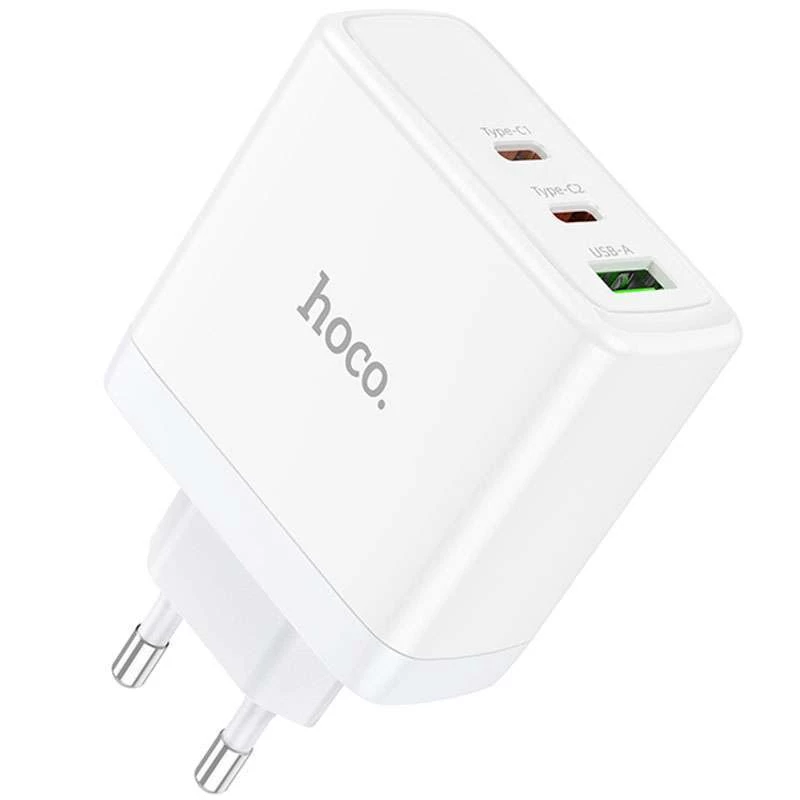 МЗП Hoco N30 Glory PD65W (2Type-C/1USB) – White. Фото 4 з 7
