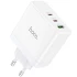 МЗП Hoco N30 Glory PD65W (2Type-C/1USB) – White. Фото 4 з 7