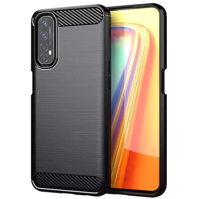 

Тонкий силіконовий чохол Slim на Realme 7 (Чорний)