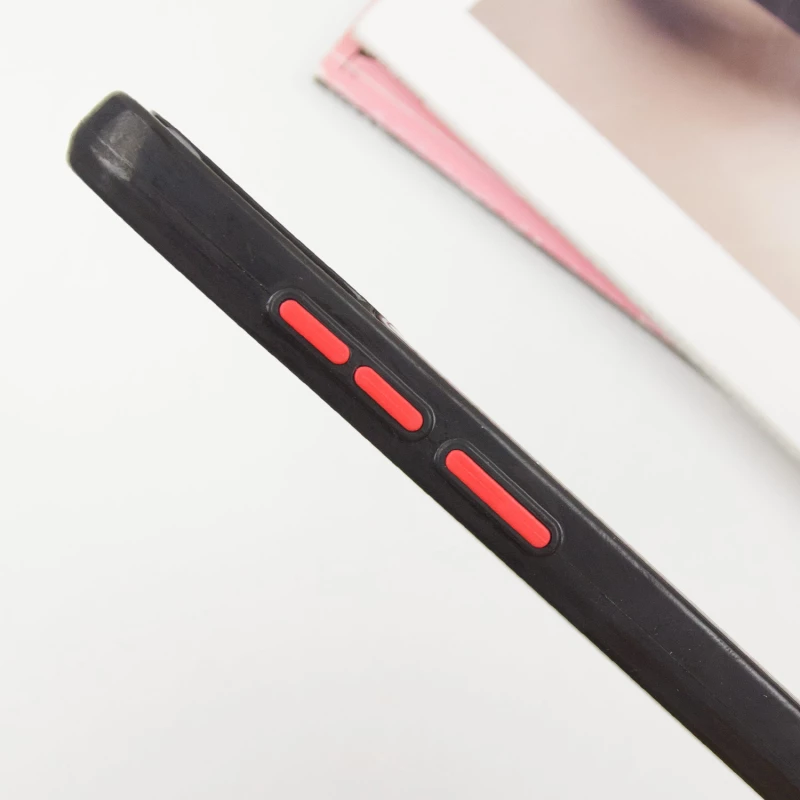 Чохол з блискітками та захистом камери на Xiaomi Redmi 12C / Poco C55 – Чорний. Фото 7 з 9