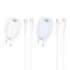 СЗУ Borofone BA94A Lustrous PD30W+QC3.0 (1USB-A/1C) + кабель Type-C to Type-C фото 1 из 1