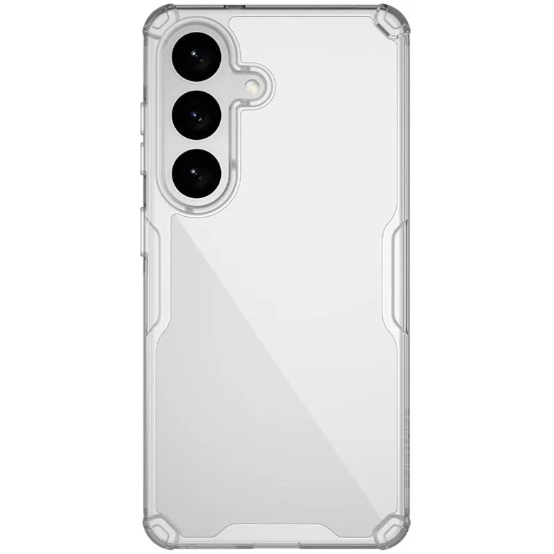 Силиконовый чехол Nillkin с усиленной защитой углов для Samsung Galaxy S26 – Бесцветный (прозрачный). Фото 3 из 4