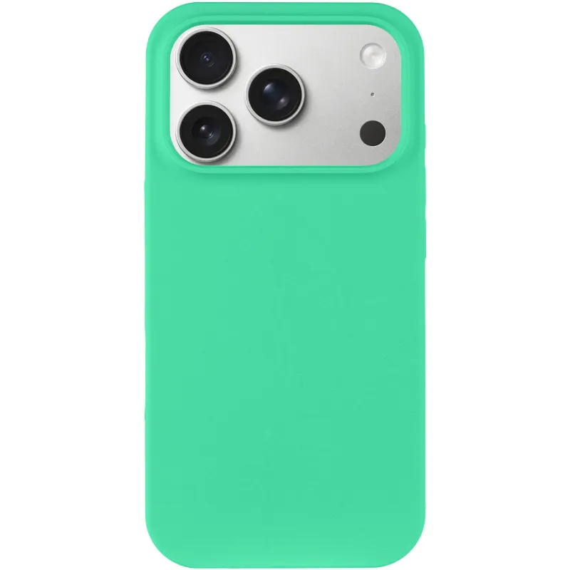 Чехол Silk Full Protective (AA) NO LOGO для Apple iPhone 17 Pro (6.3") – Зеленый / Spearmint. Фото 2 из 5