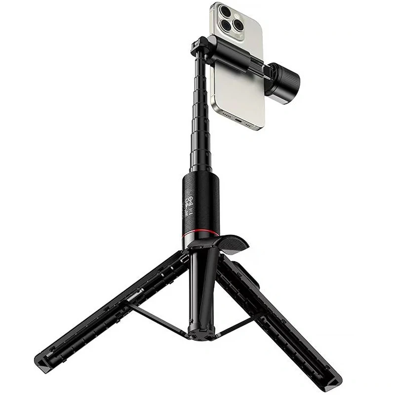 Монопод для селфі Hoco K34 Spring – Black. Фото 4 з 4