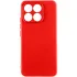 Цветной силиконовый чехол GETMAN с закрытой камерой на Motorola Edge 70 Fusion – Красный / Dark Red. Фото 1 из 1