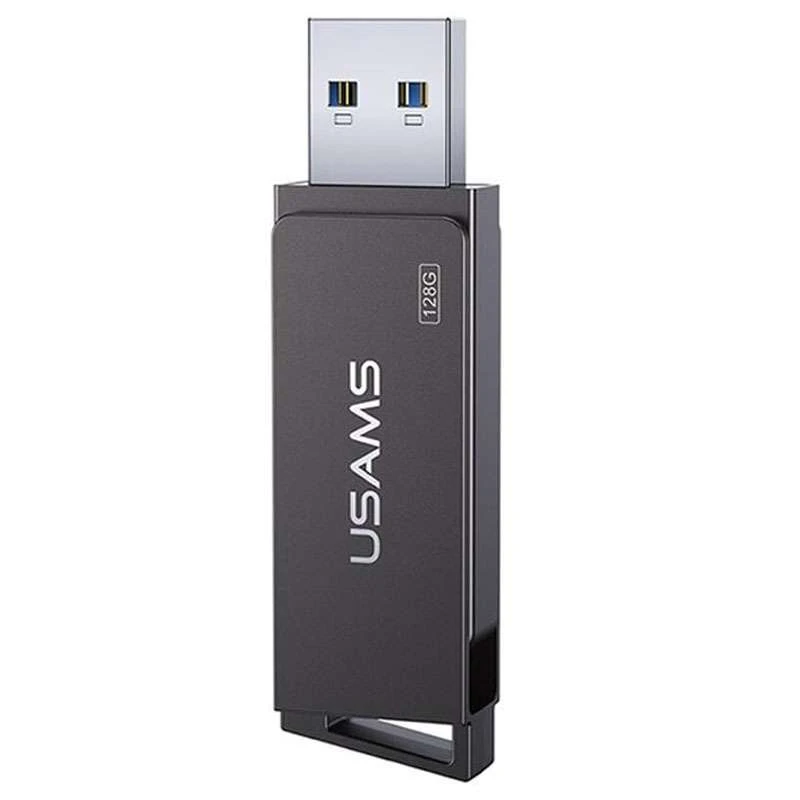 

Флеш накопичувач USAMS US-ZB197 USB3.0 Rotatable High Speed Flash Drive 128 Gb (Iron-grey)