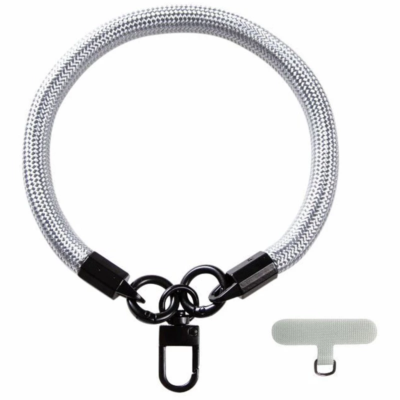 Шнурок - браслет (10мм) – silver. Фото 2 из 2