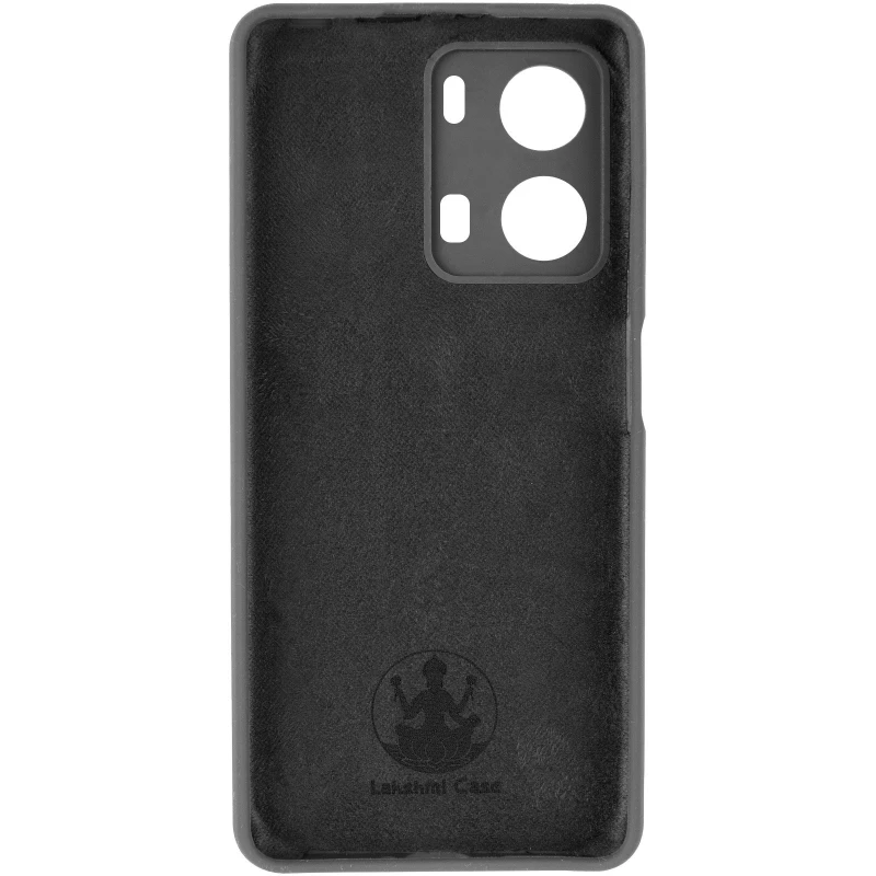 Чохол Silicone Case Lakshmi Plus з закритою камерою на Xiaomi Redmi 13C – Чорний / Black. Фото 6 з 14