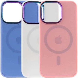 Силиконовый сапфирный чехол с MagSafe та скляною поверхнею на Apple iPhone 14 Pro (6.1") фото 1 Силиконовый сапфирный чехол с MagSafe та скляною поверхнею на Apple iPhone 14 Pro (6.1") фото 1 з 6