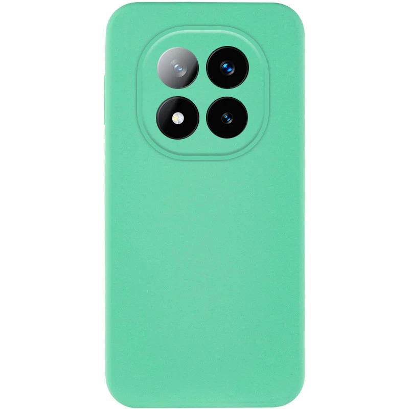 Чехол Silicone Case Lakshmi Plus с закрытой камерой для Xiaomi Redmi Note 14 Pro 5G – Ментоловый / Mint. Фото 1 Чехол Silicone Case Lakshmi Plus с закрытой камерой для Xiaomi Redmi Note 14 Pro 5G – Ментоловый / Mint. Фото 1 из 3